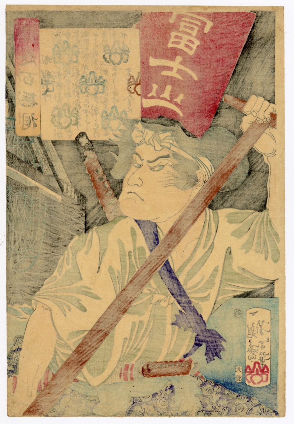 作者不明　油画？ 油彩画】【作者不詳】