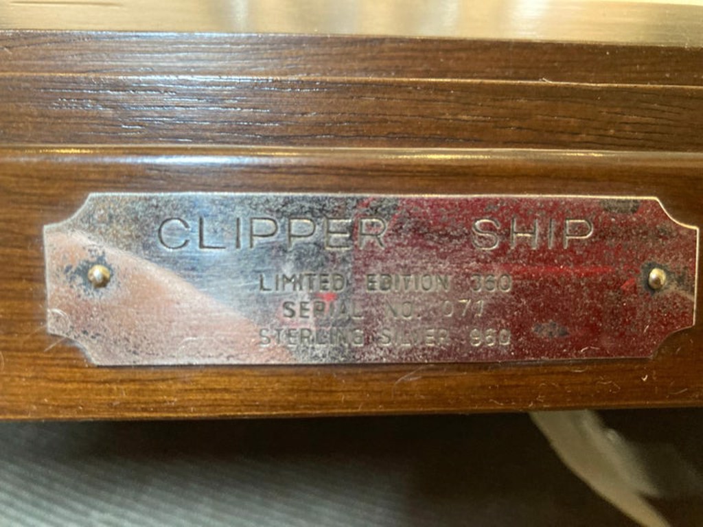 Sterling Silver Clipper Ship by Seki Takehiko | Guy Lyman Fine Art