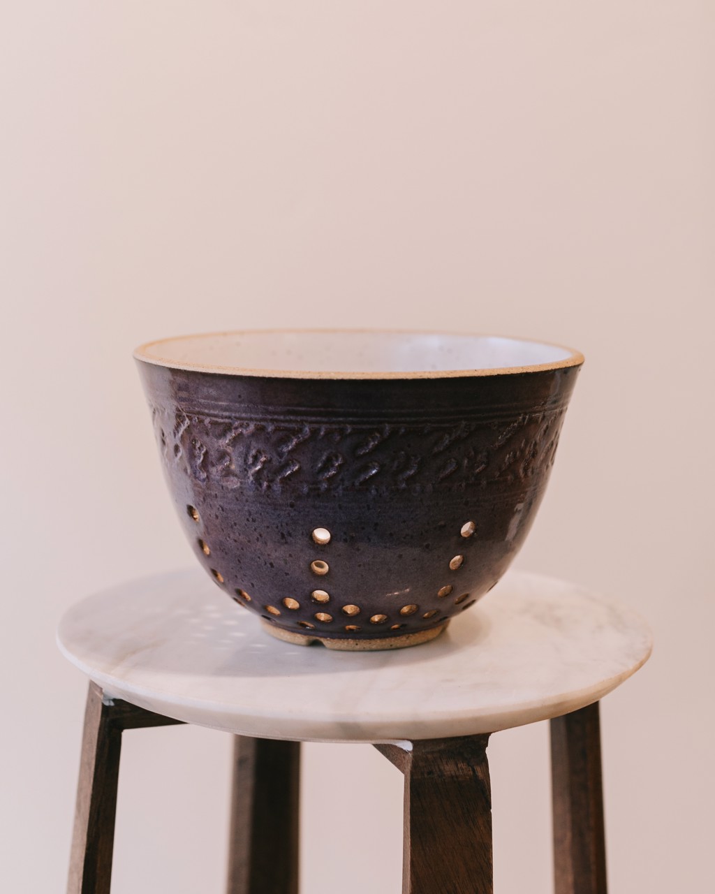 Berry Bowl/Colander 062 by Buck Dollarhide
