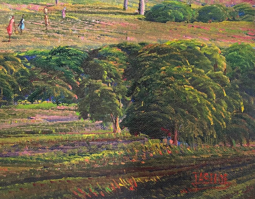 Landscape with Bay View #31MFN by Jean Adrien Seide