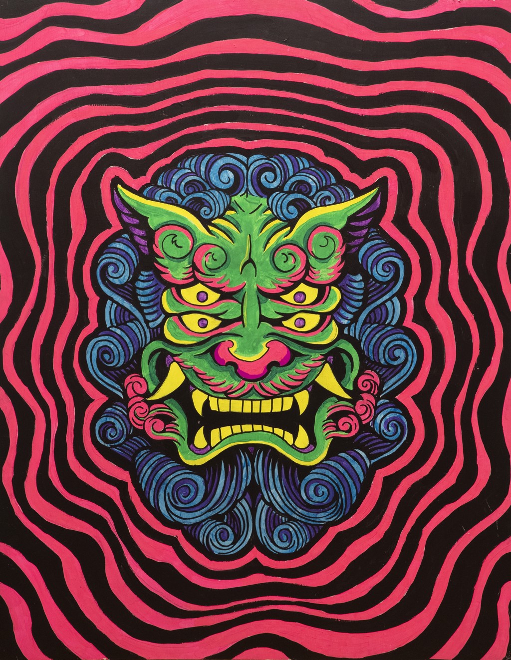 Black Light Dragon by Derrick Castle | Chauvet Arts