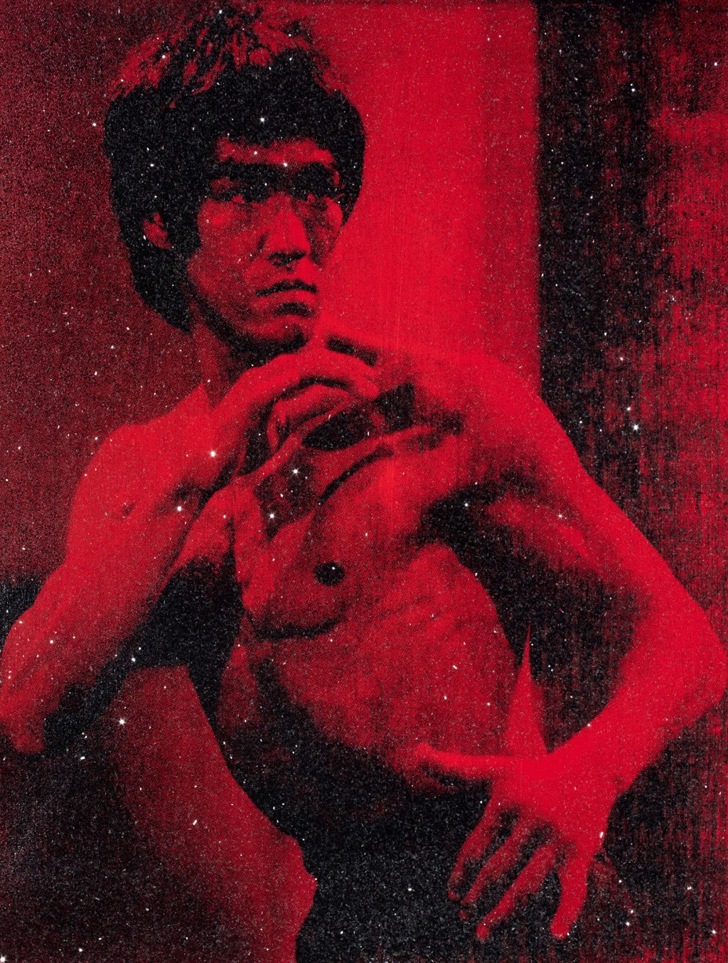 Bruce Lee Rizz Bruce Lee Raven Red by Russell Young | Sun Valley Contemporary Gallery