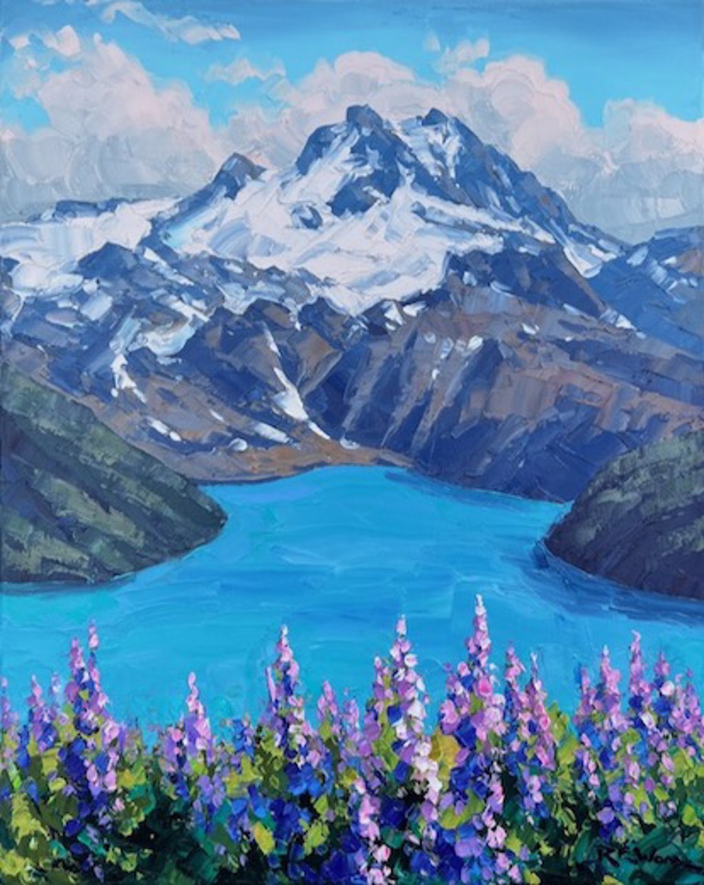 Garibaldi Lake from Panorama Ridge by Robert E Wood | Mountain