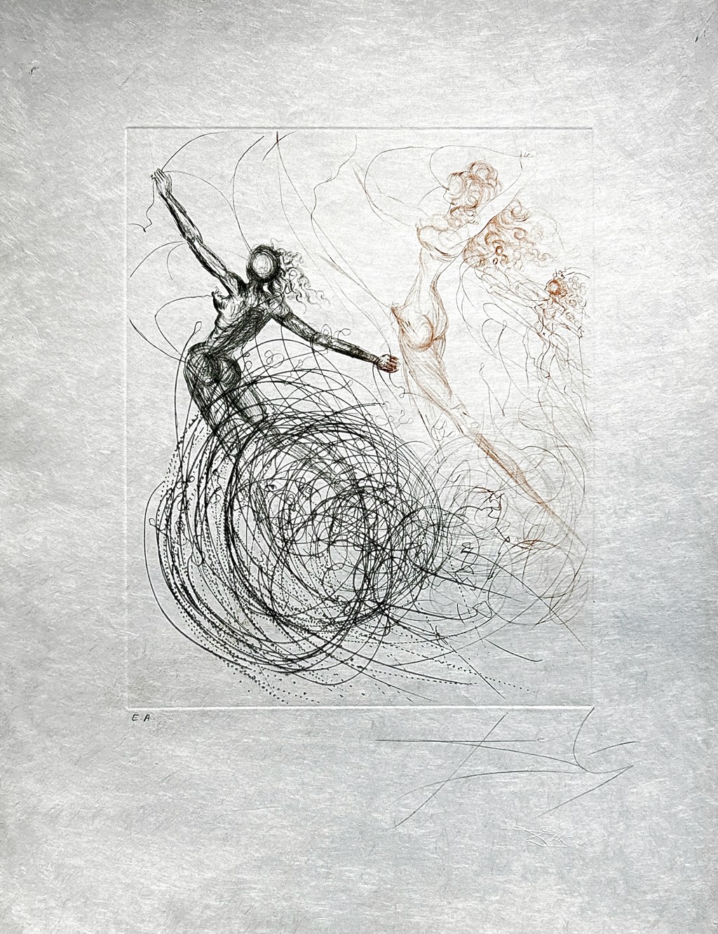 アート・デザイン・音楽 La vie publique de Salvador Dali Woman in Waves from The Hippies Suite by Salvador Dali (1904