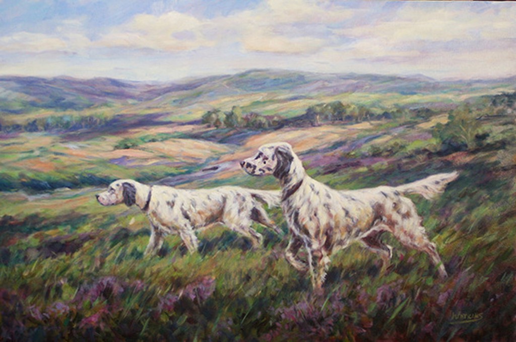Setter on Scent by Peggy Watkins