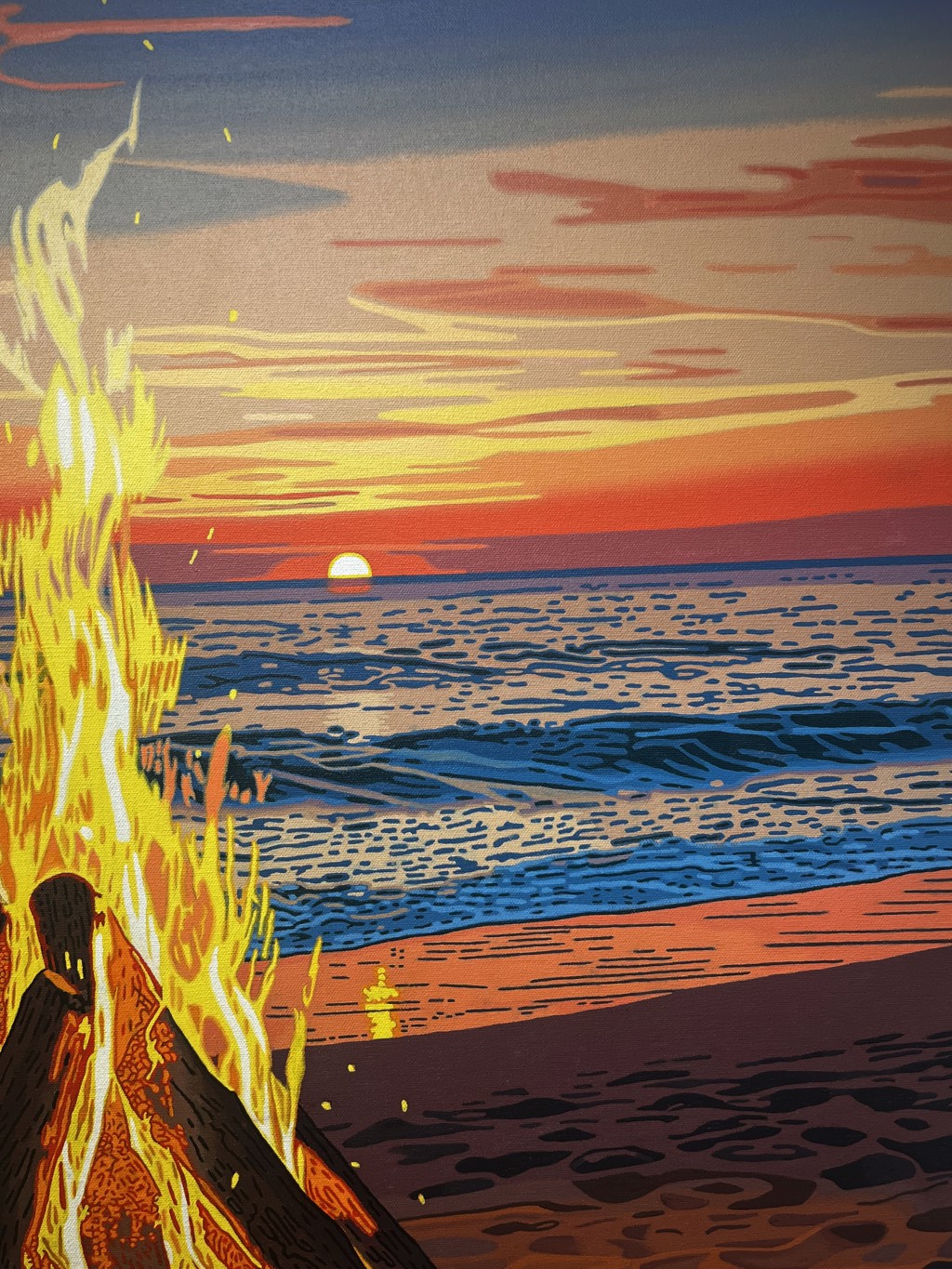 Bon Fire by Rob Brooks | Eisenhauer Gallery