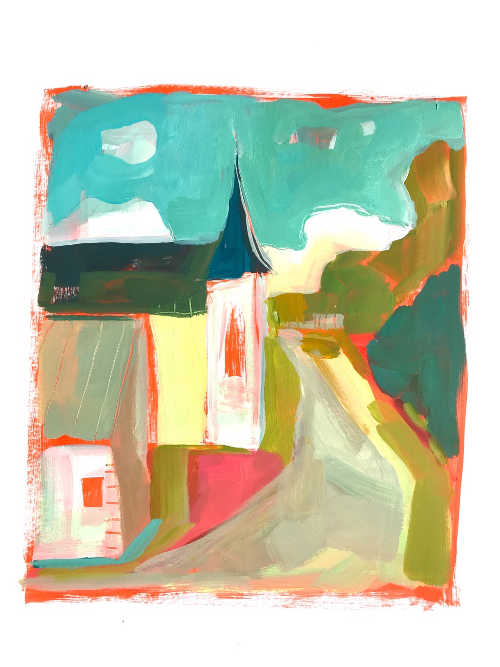 Trinity Church at Fort and Market Street by Rachael Van Dyke