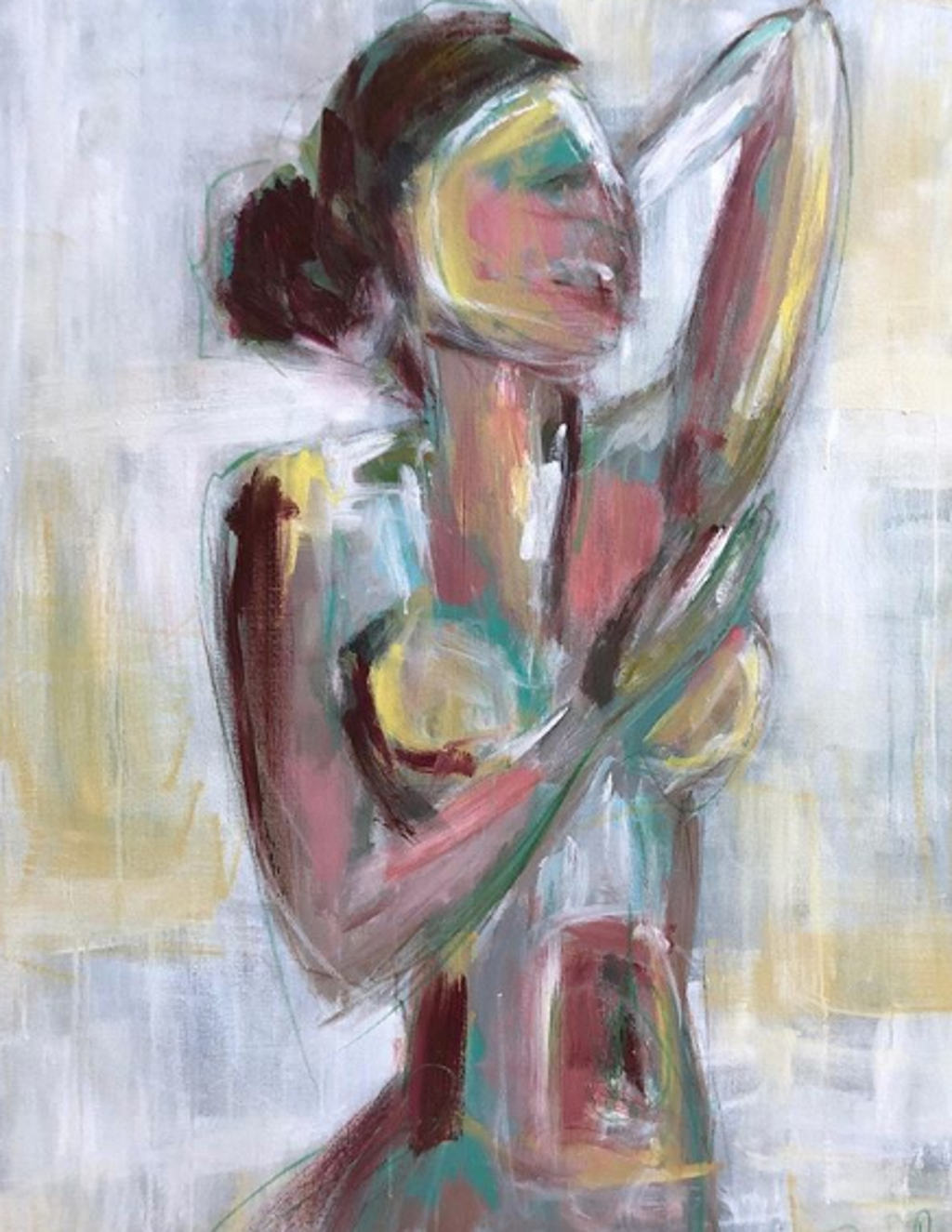 Yellow & Nude by Emma Bell