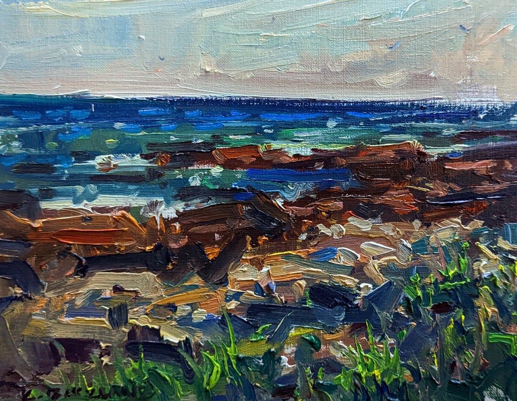 A Fresh Breeze, Bass Rocks by Kyle Buckland