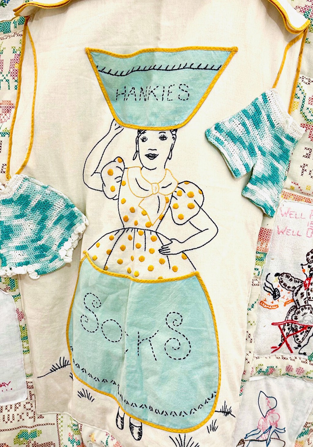 Laundry Day Chore Coat by Joan Wheeler