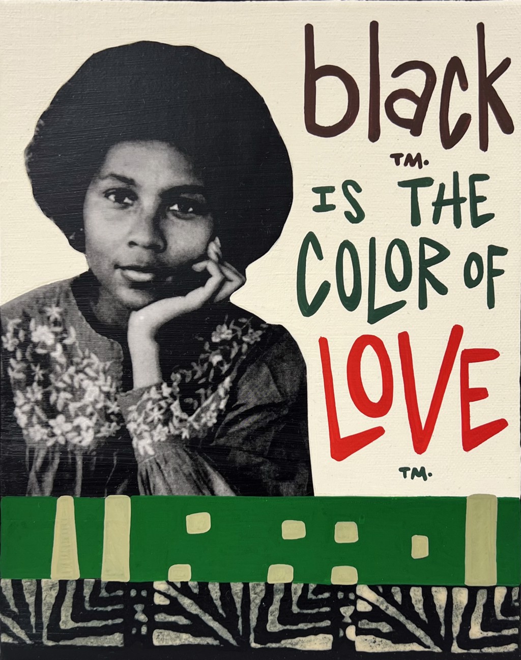 Bell Hooks "Black Love" by Milton Bowens
