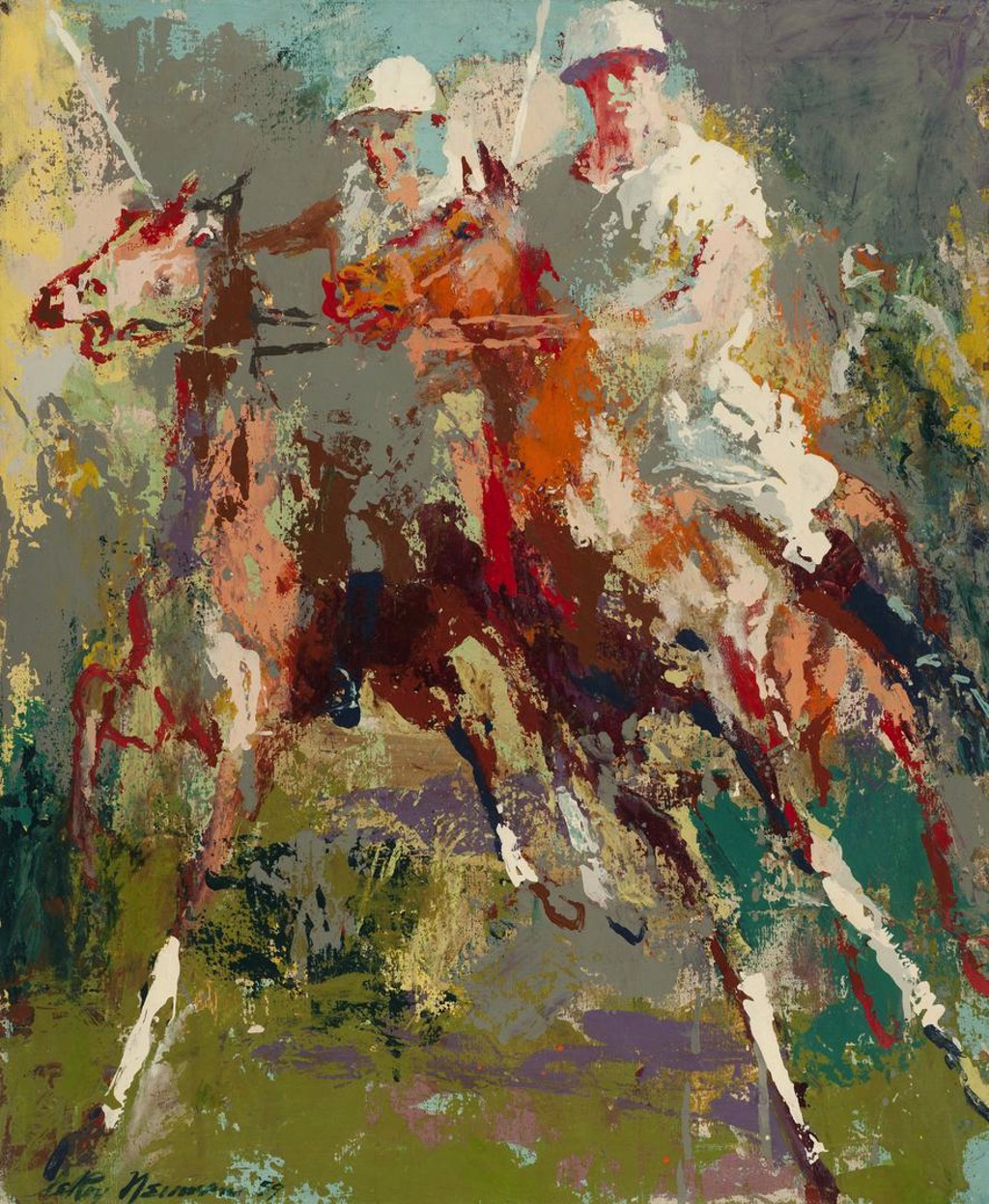 Del Carroll Polo by LeRoy Neiman