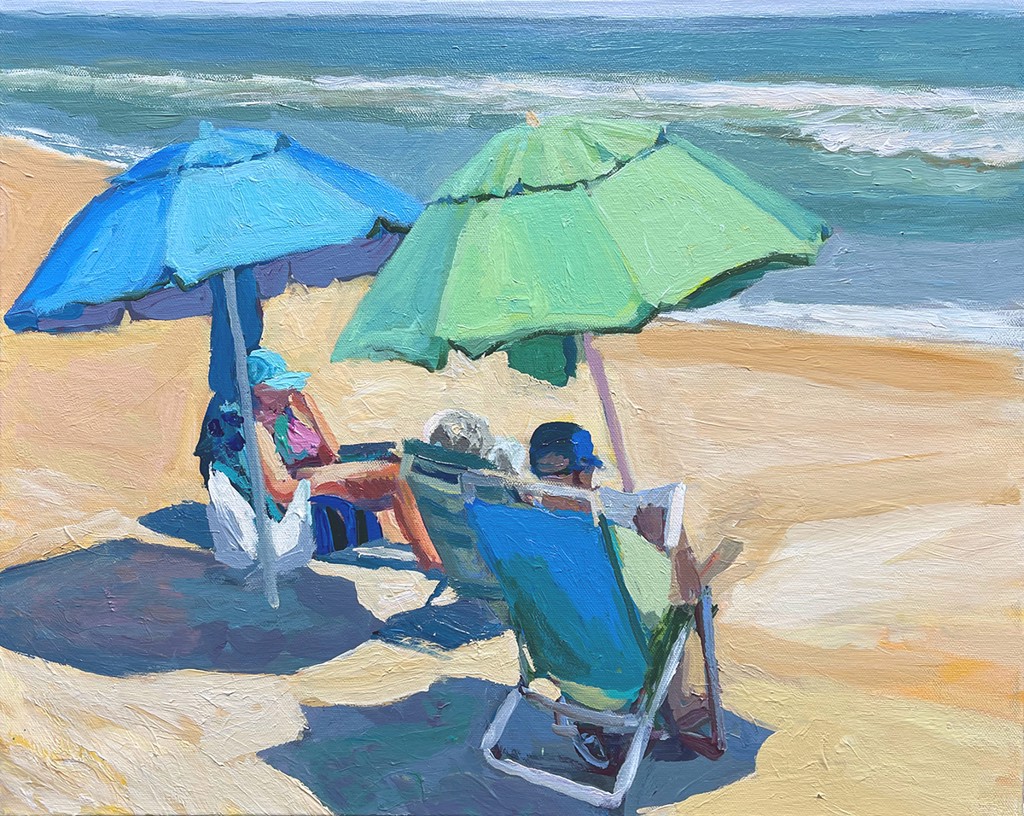 Umbrella Shadows by Stephen Moore