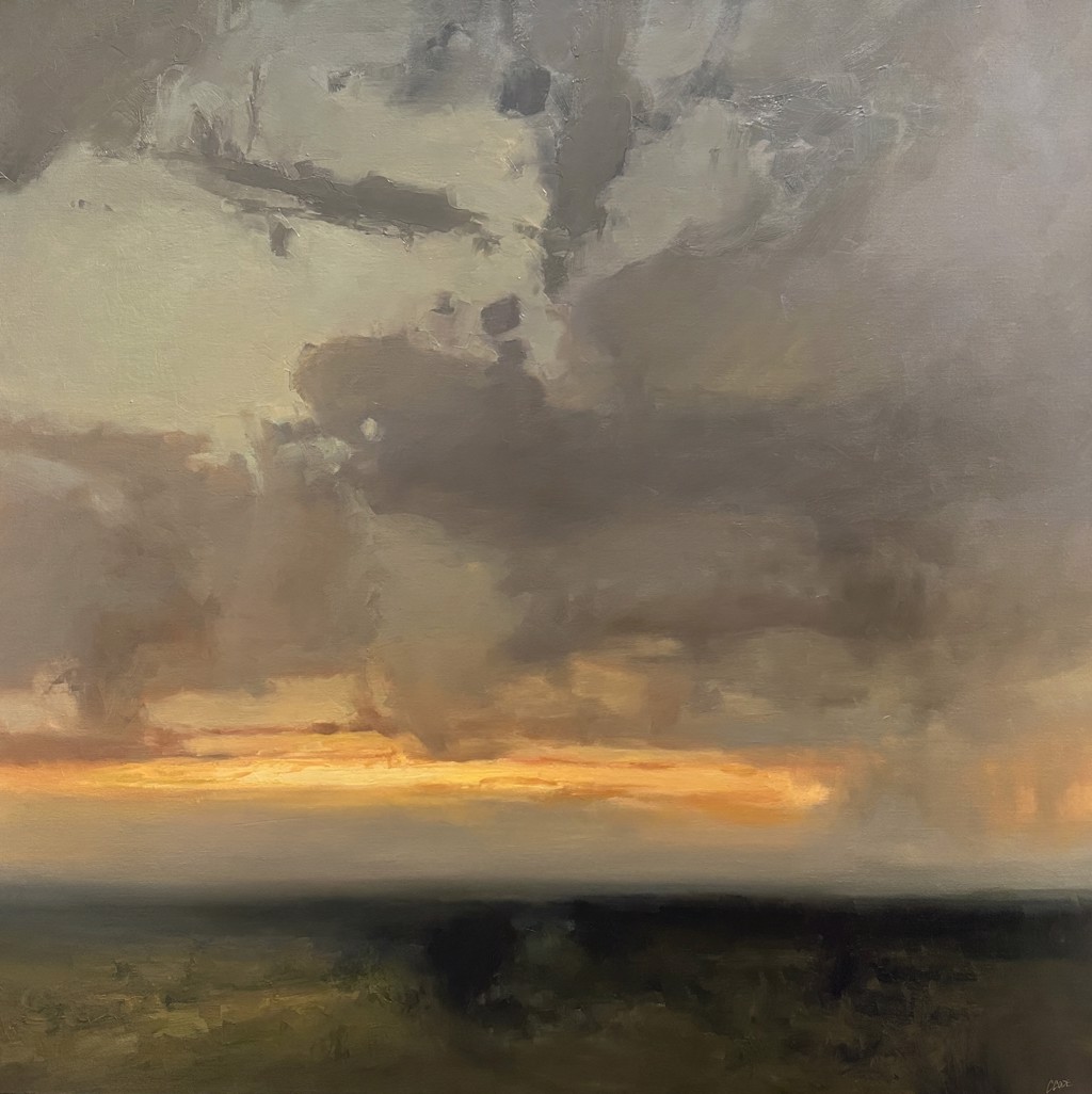 THE GOLDEN EDGE OF A STORM by Christine Code | Montana Trails Gallery