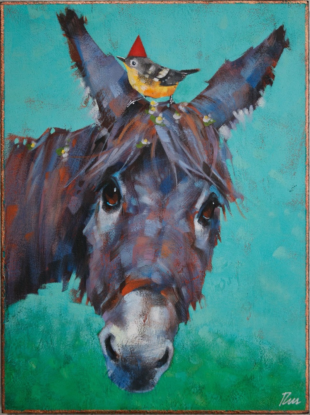 Elvis and Ike by ANGIE REES | Adele Campbell Fine Art