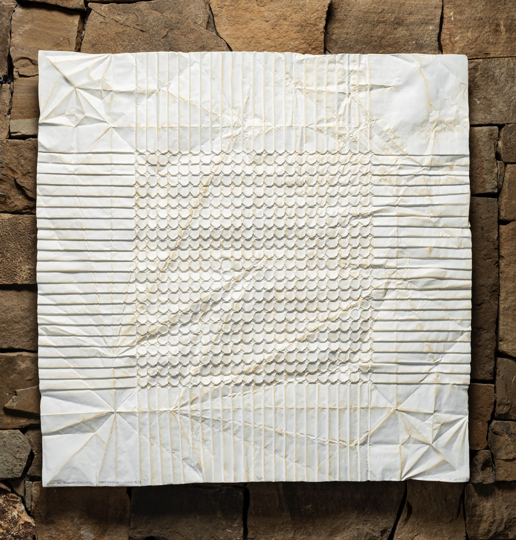 Fish of 10,000 Folds Unfolded, Opus 425 (in Collaboration with Robert J. Lang) by KEVIN BOX | SMITHKLEIN GALLERY Fish of 10,000 Folds Unfolded, Opus 425 (in Collaboration with Robert J. Lang) by KEVIN BOX | SMITHKLEIN GALLERY