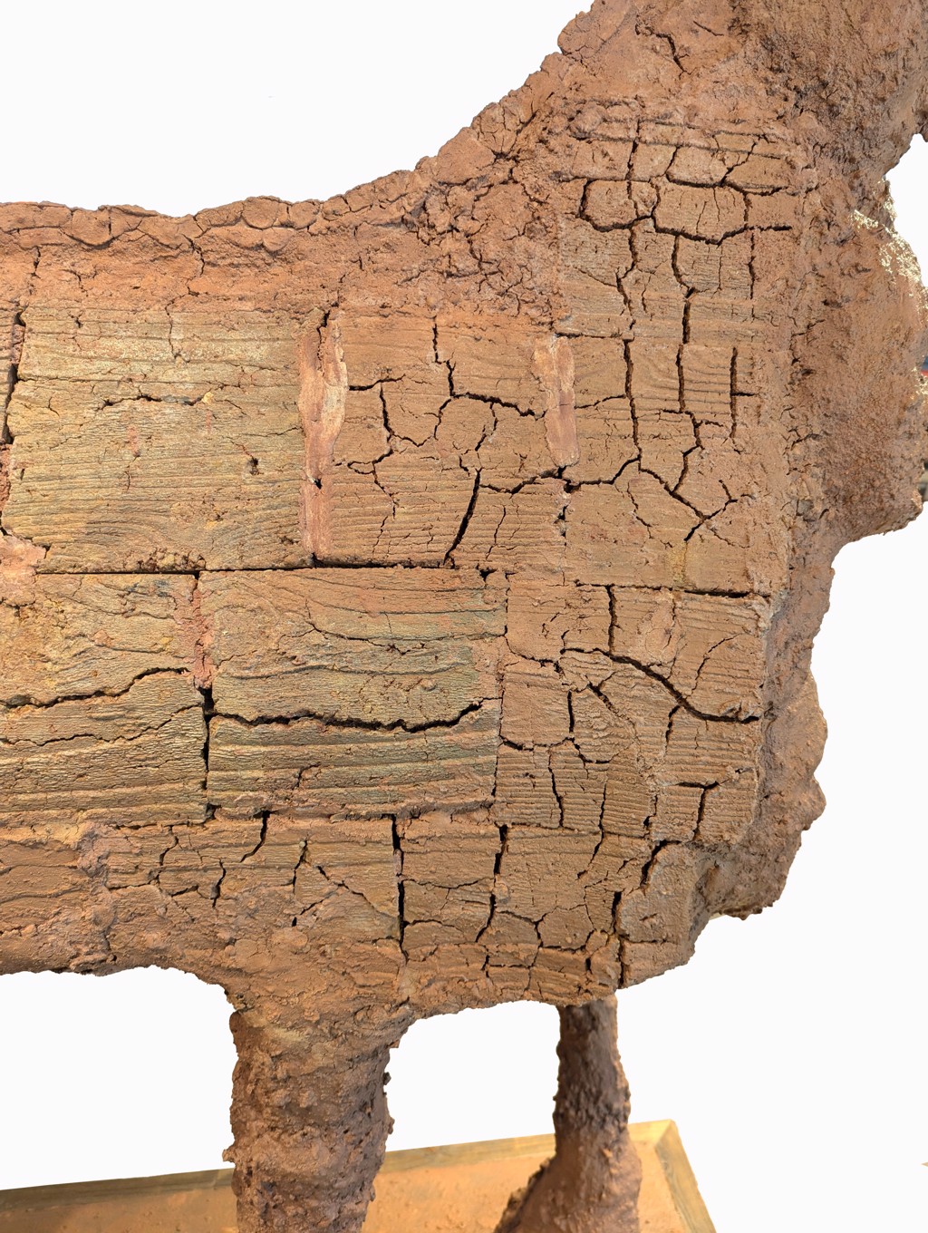 “Renacer” Contemporary Large Scale Mixed Media Surrealistic Horse Sculpture by Bernardo Infante