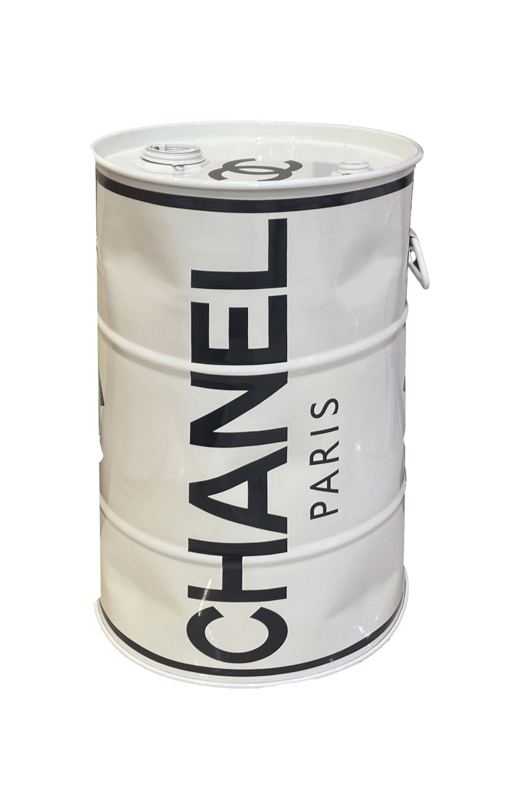 Chanel Medium Barrel White by Brand Logo Barrels by Efi Mashiah