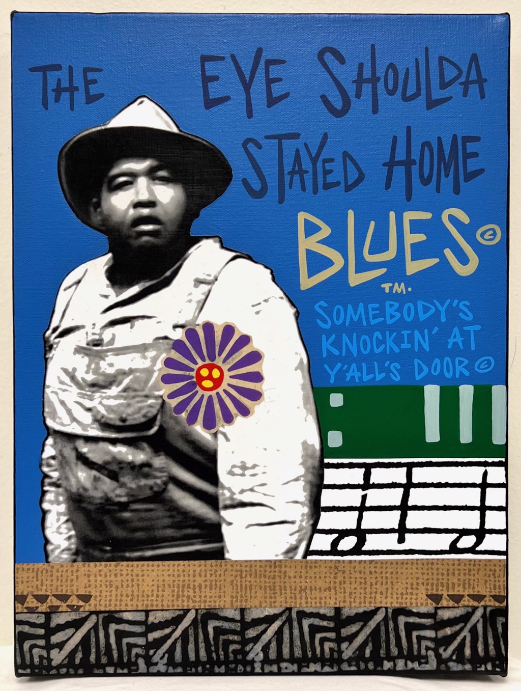SINNERS "Eye Shoulda Stayed Home Blues" by Milton Bowens