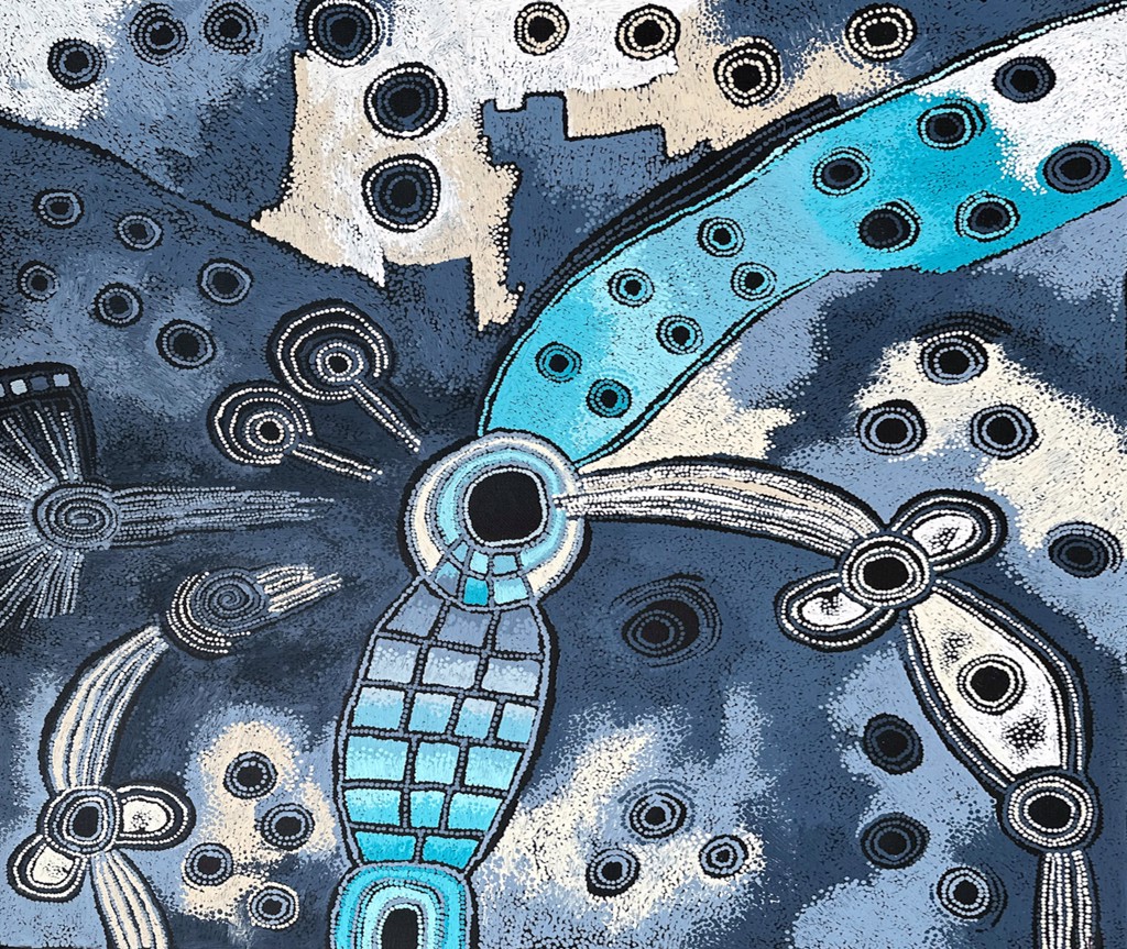 Minma Marlilu Tjukurrpa by Teresa Baker