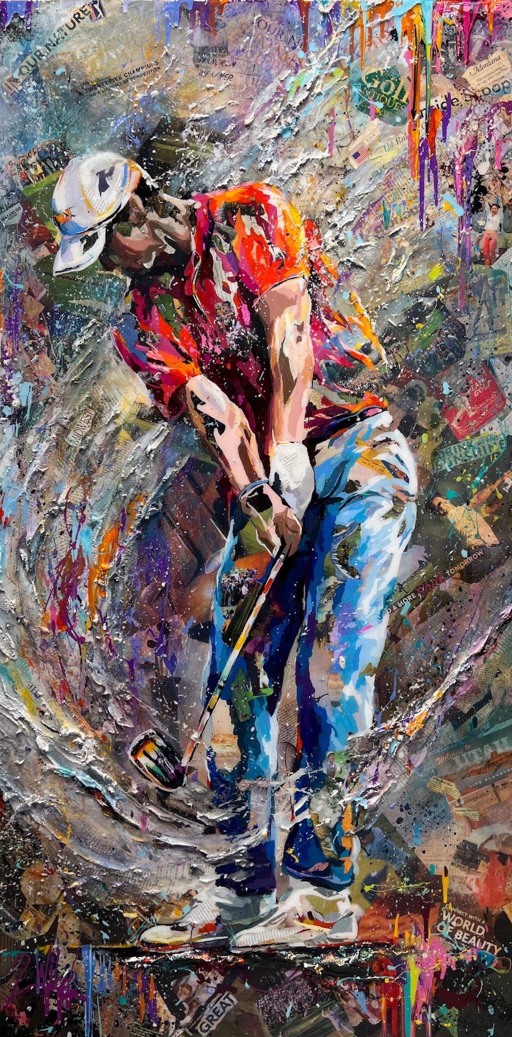 THE ART OF GOLF by Miri & Barak Rozenvain | Montana Trails Gallery