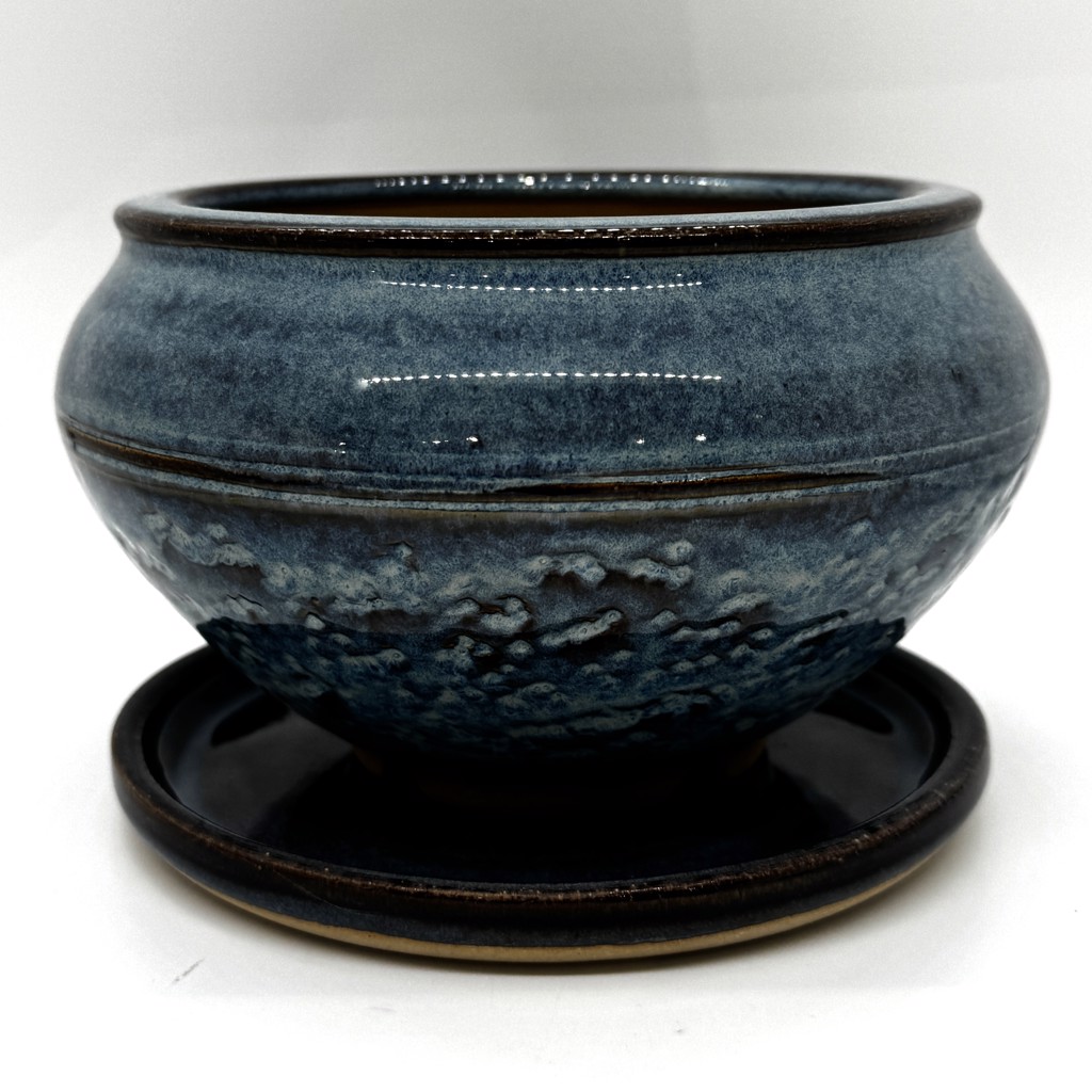 Planter with Saucer #088 by Buck Dollarhide