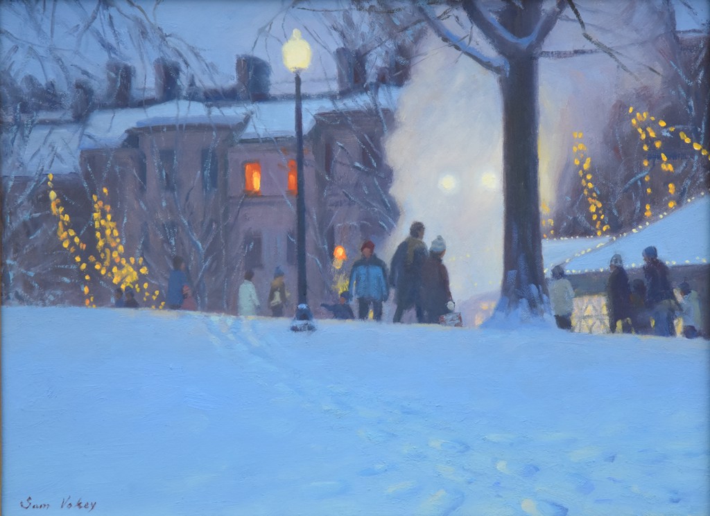 Gathering at the Frog Pond by Sam Vokey