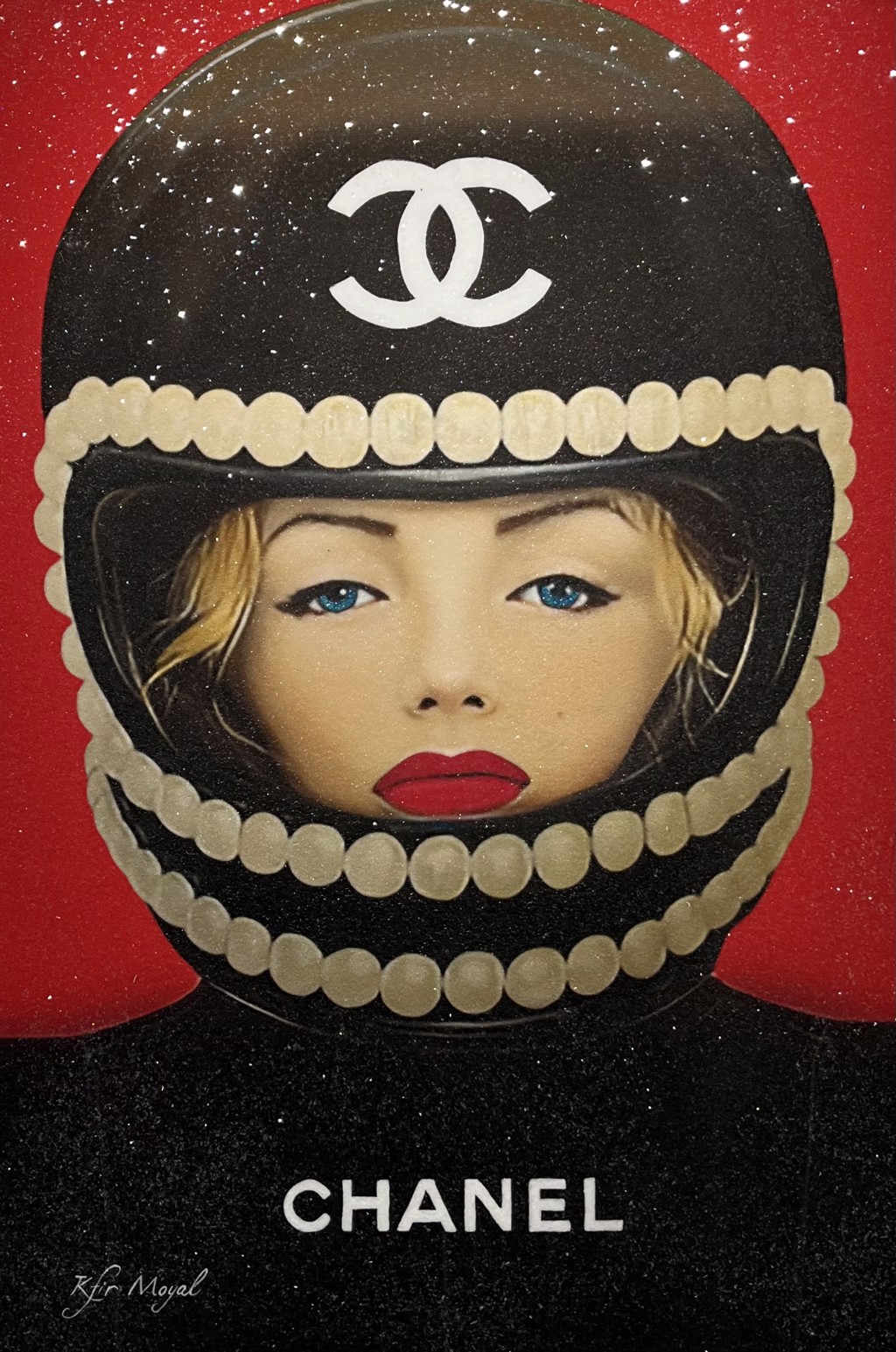 Marilyn Chanel Helmet by Kfir Moyal