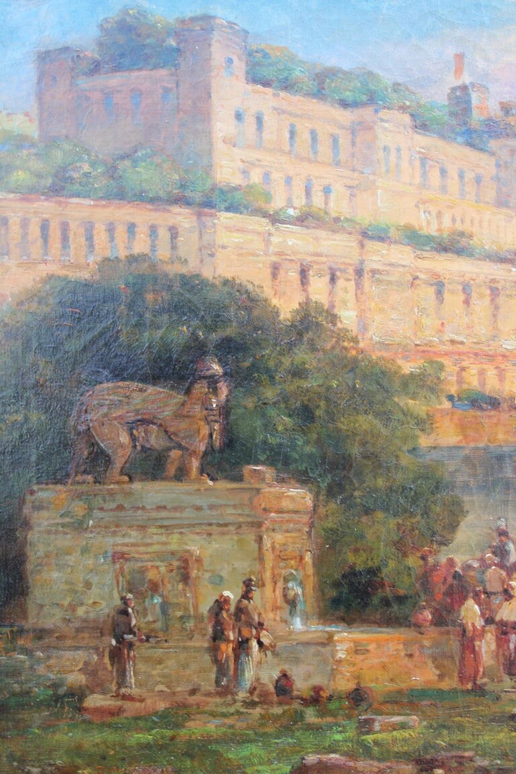 Tonalist Ancient Cityscape Painting by Andrew Melrose