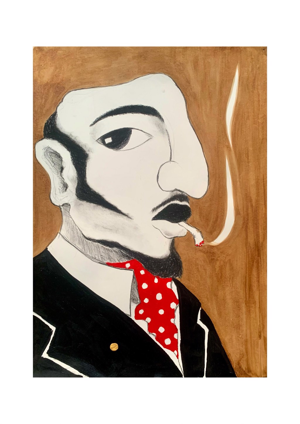 SMOKER'S GAZE by Oluwatomisin Olabode