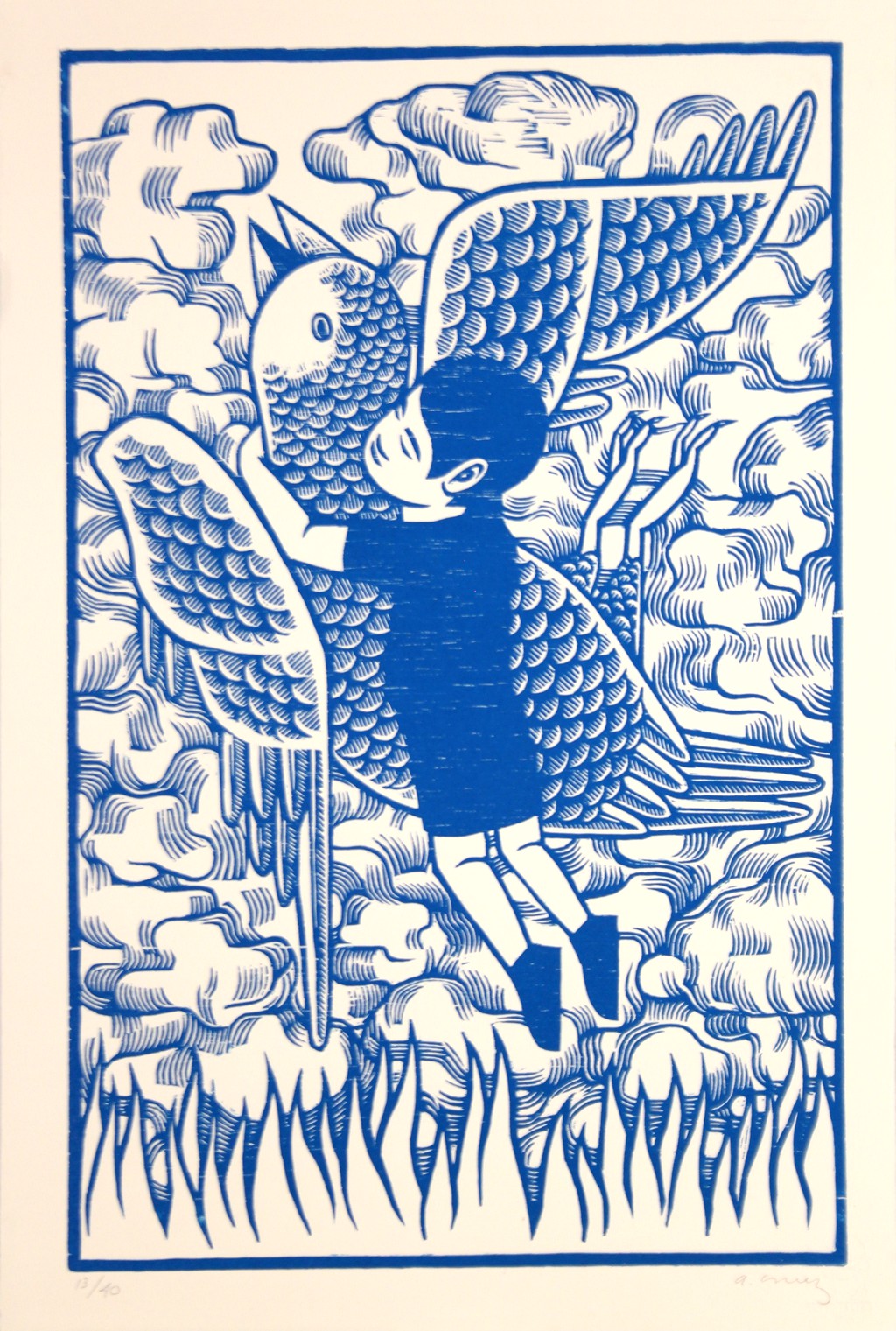 Niño con Pajaro Azul (2nd Edition) by Alberto Cruz