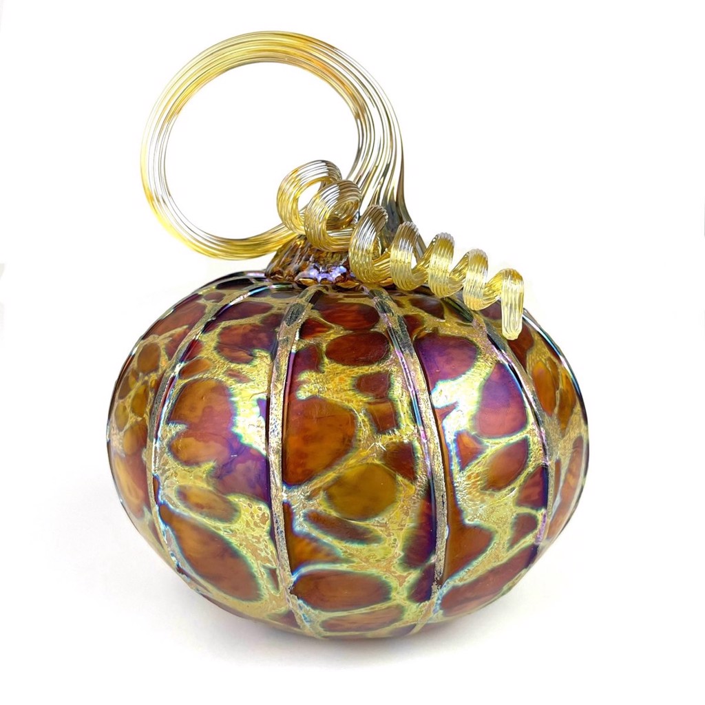 Large Harvest Pumpkin by Furnace Glass