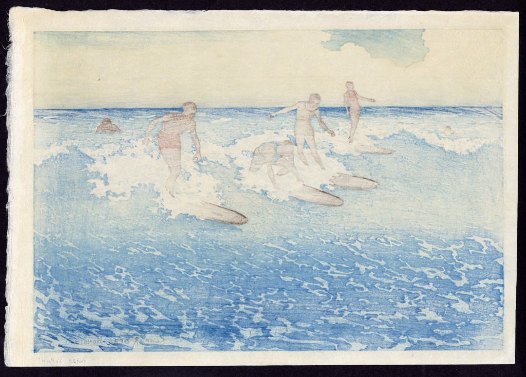 Surfriders, Honolulu by Charles Bartlett | The Art of Japan