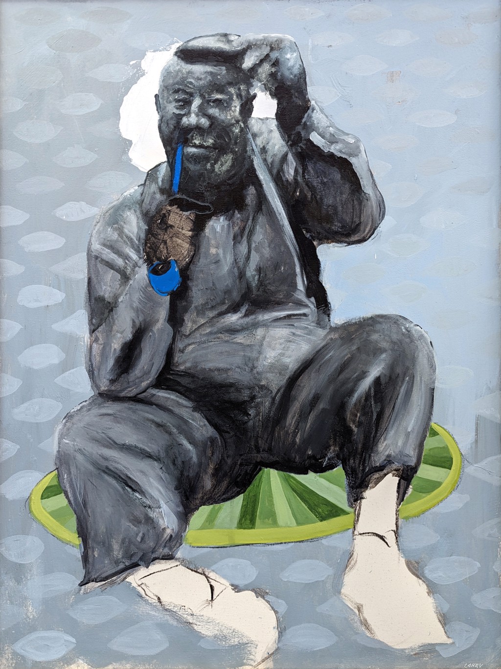 Blue Pipe (Ellis Ruley) by Jac Lahav
