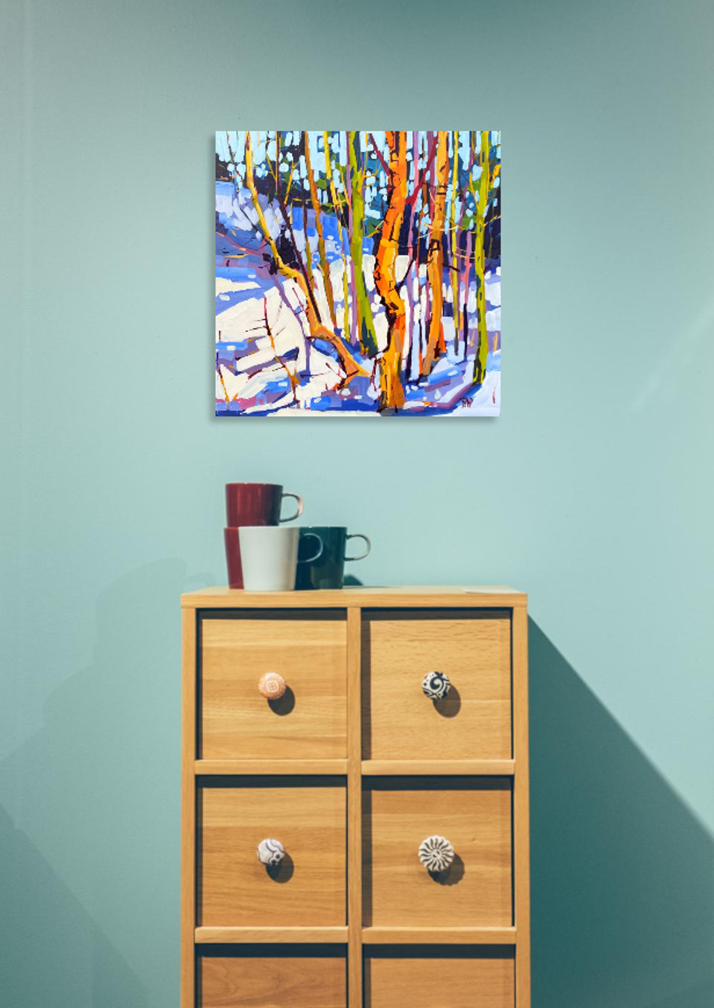 Sleeping Aspens by RICK BOND
