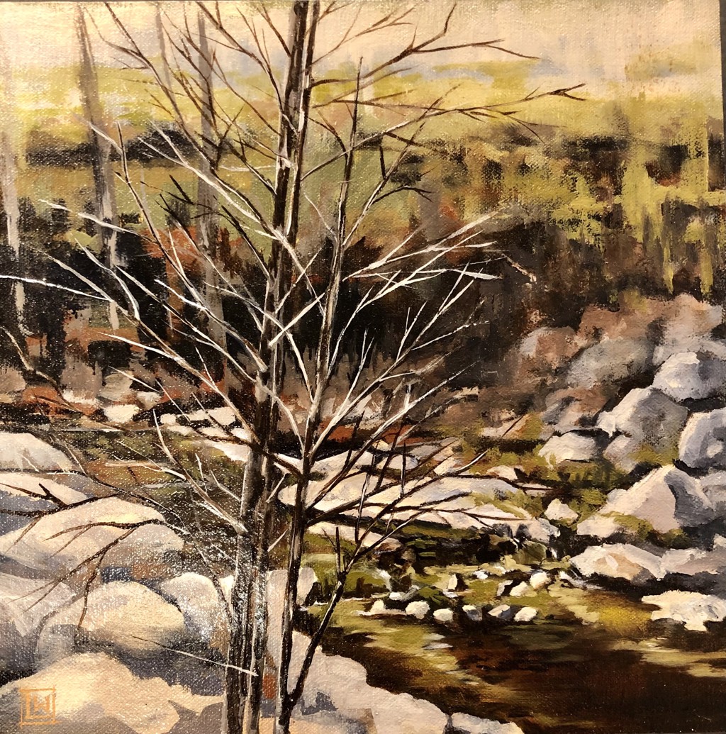 WINTER ON CAMPBELL CREEK by Laura Williams