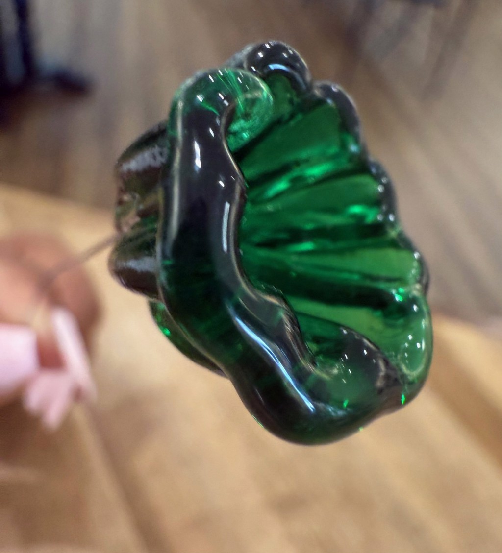 Bellflower Glass Flower by Emelie Hebert