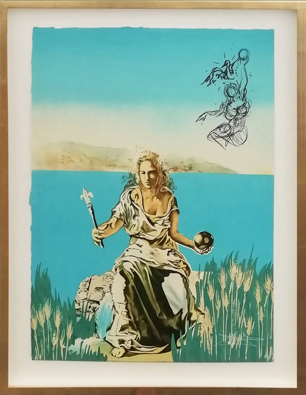 Coronation of Gala/The Empress (from Visions Surrealiste Suite of