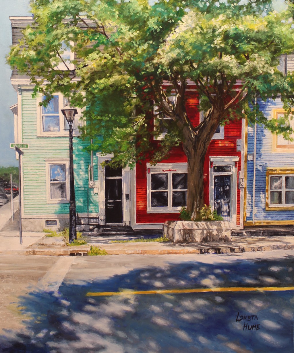 Shadows Play on Gower Street by LORETA HUME