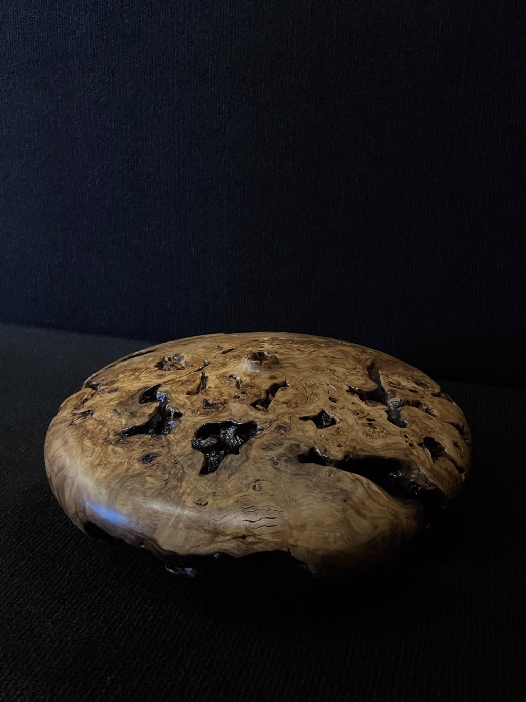 Olive Weed Pot - Live Edge 060924J by Ron Gill