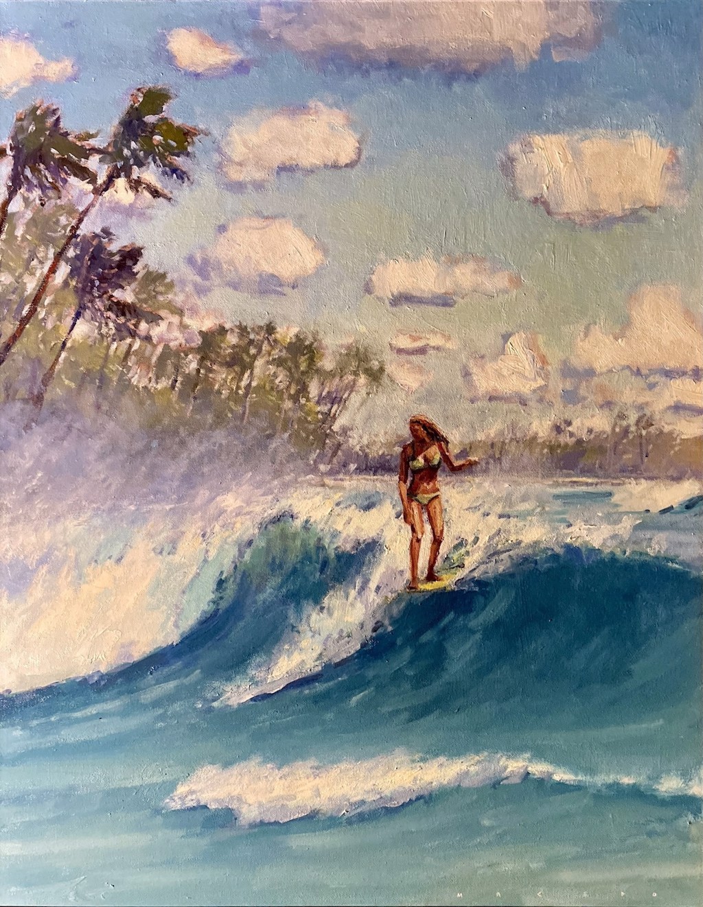 Wahine Surf Love by Ronaldo Macedo | Lahaina Galleries