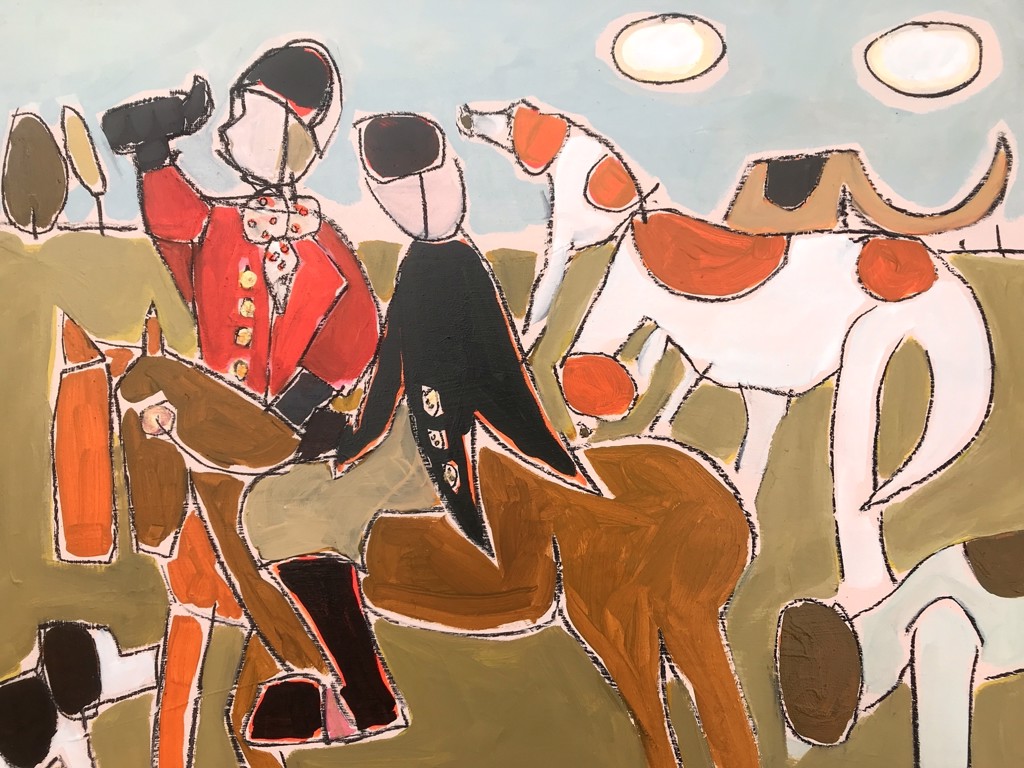 Five foxhounds drew a blank. by Rachael Van Dyke