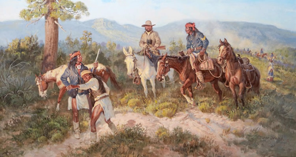 ON THE TRAIL OF GERONIMO by Joe Neil Beeler [1931-2006]