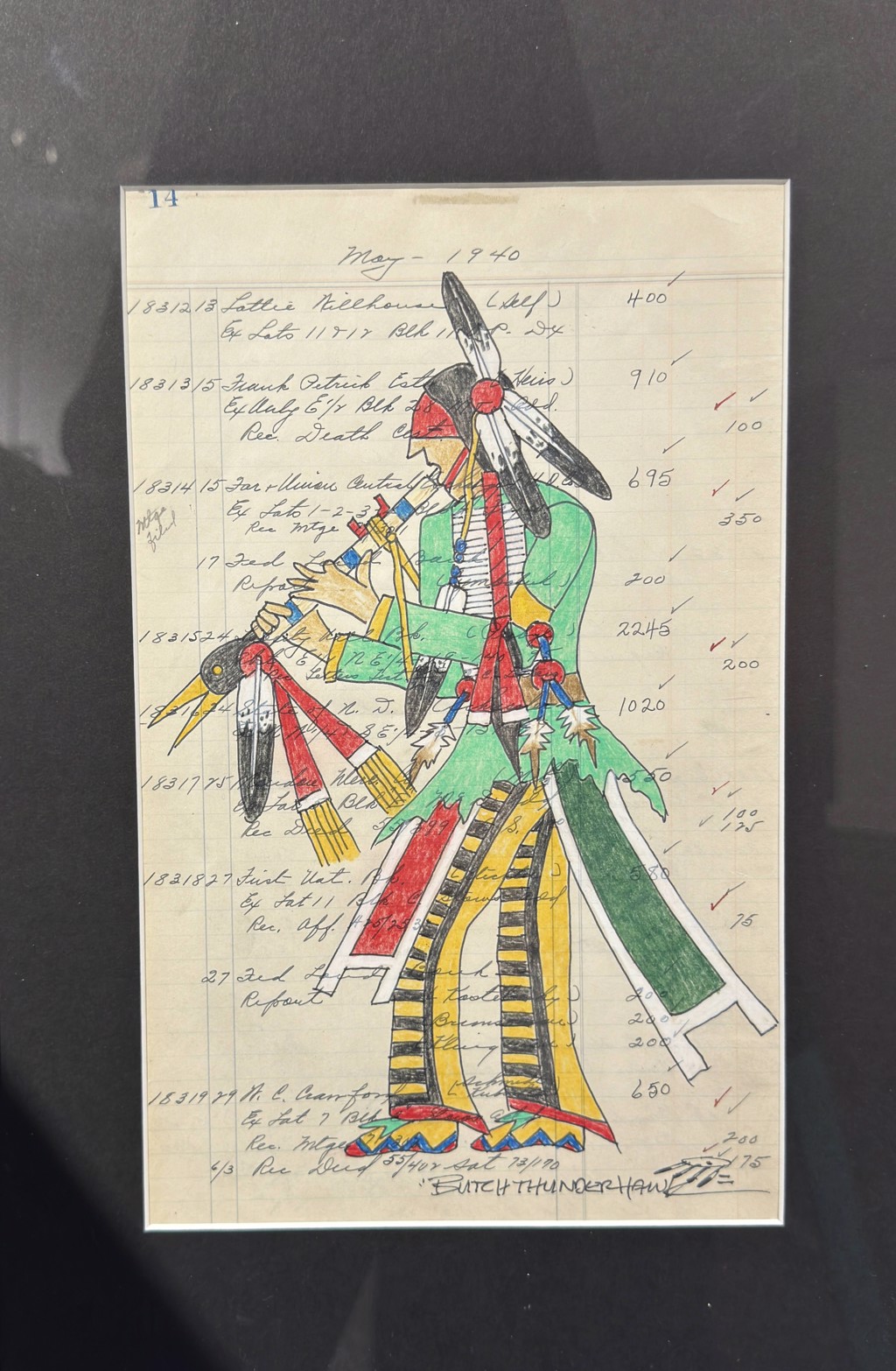 Playing Dakota Love Song by Butch Thunder Hawk