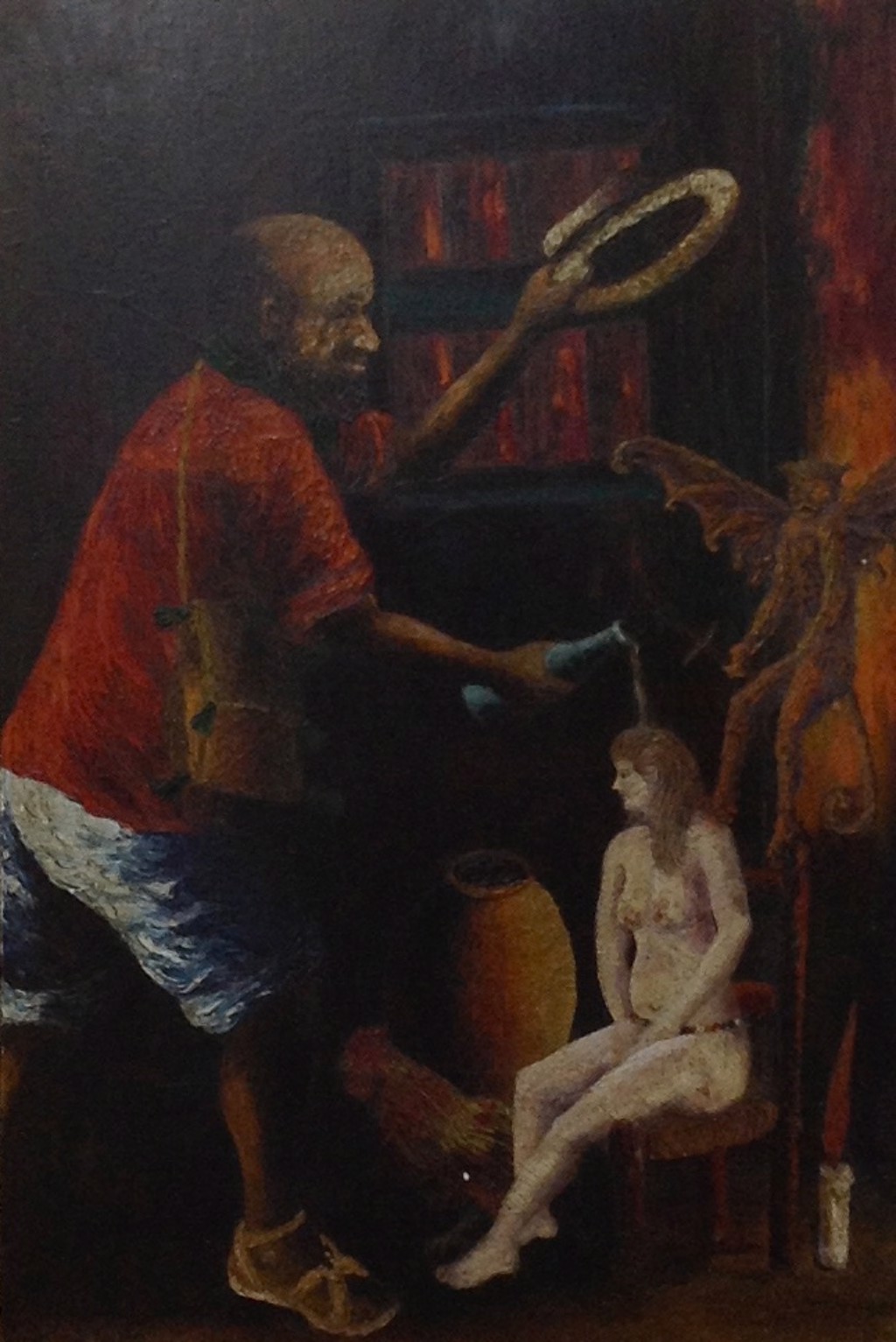 Faustin-Vodoo Initiation#2603GN by Celestin Faustin