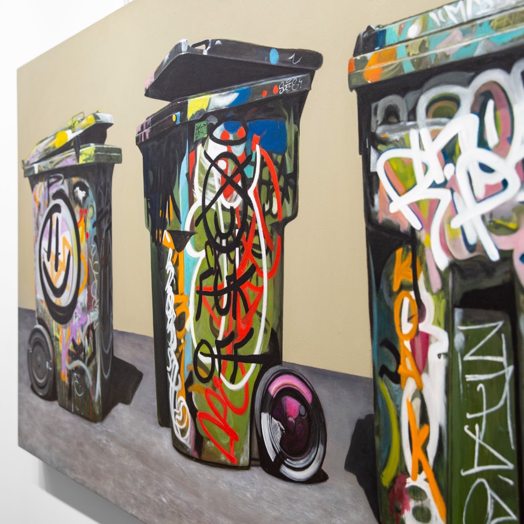 Three trash by Matthew Belval