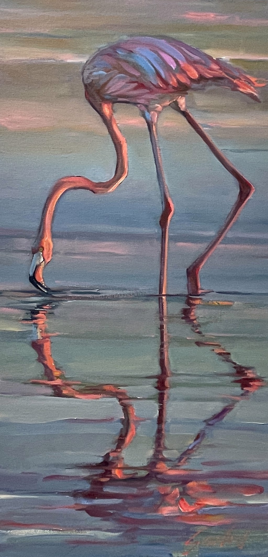 Study of Flamingo by Carrie Jadus
