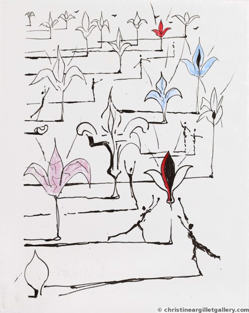 2024年100人100点絵画入賞 Piero Hearts マザー Mao Zedong 