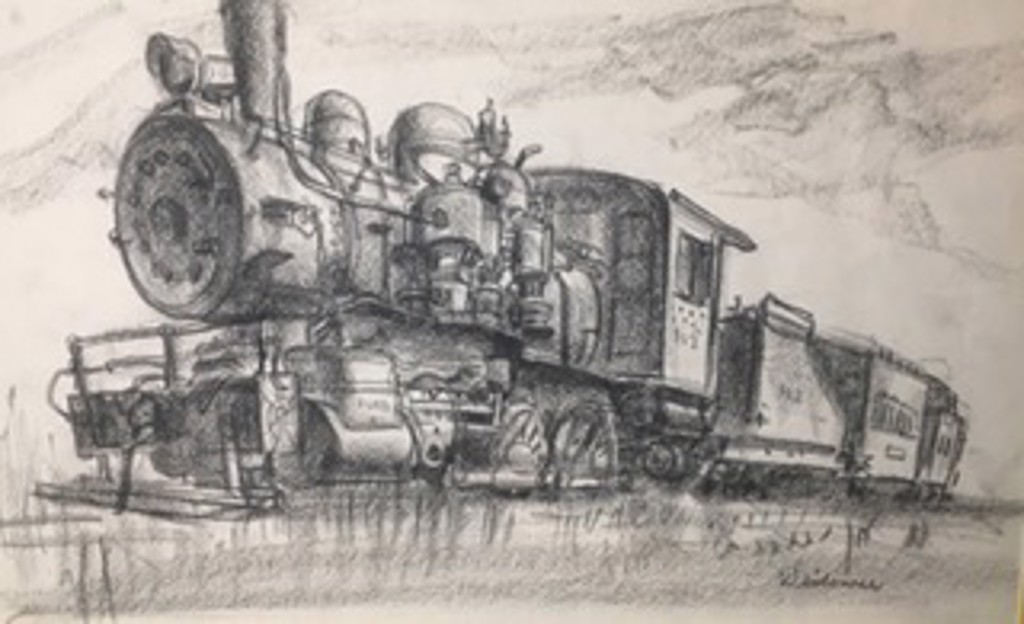 Locomotive Engine 102 | Reynold Weidenaar by Armstrong DeGraff ...