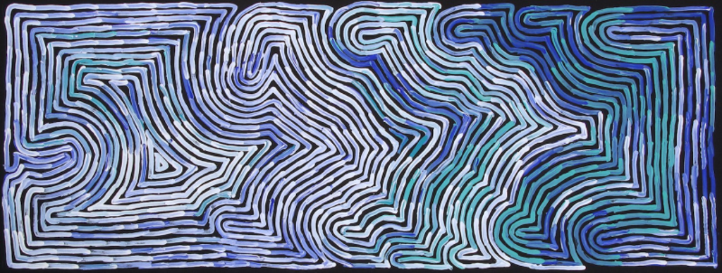 Water Dreaming by Ronnie Tjampitjinpa